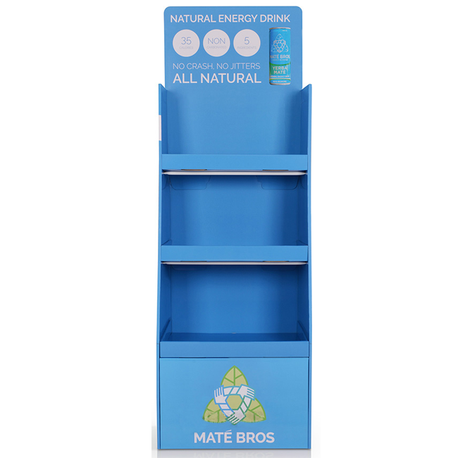 Retail Floor Display Stands With 3 Tier Beautiful Design