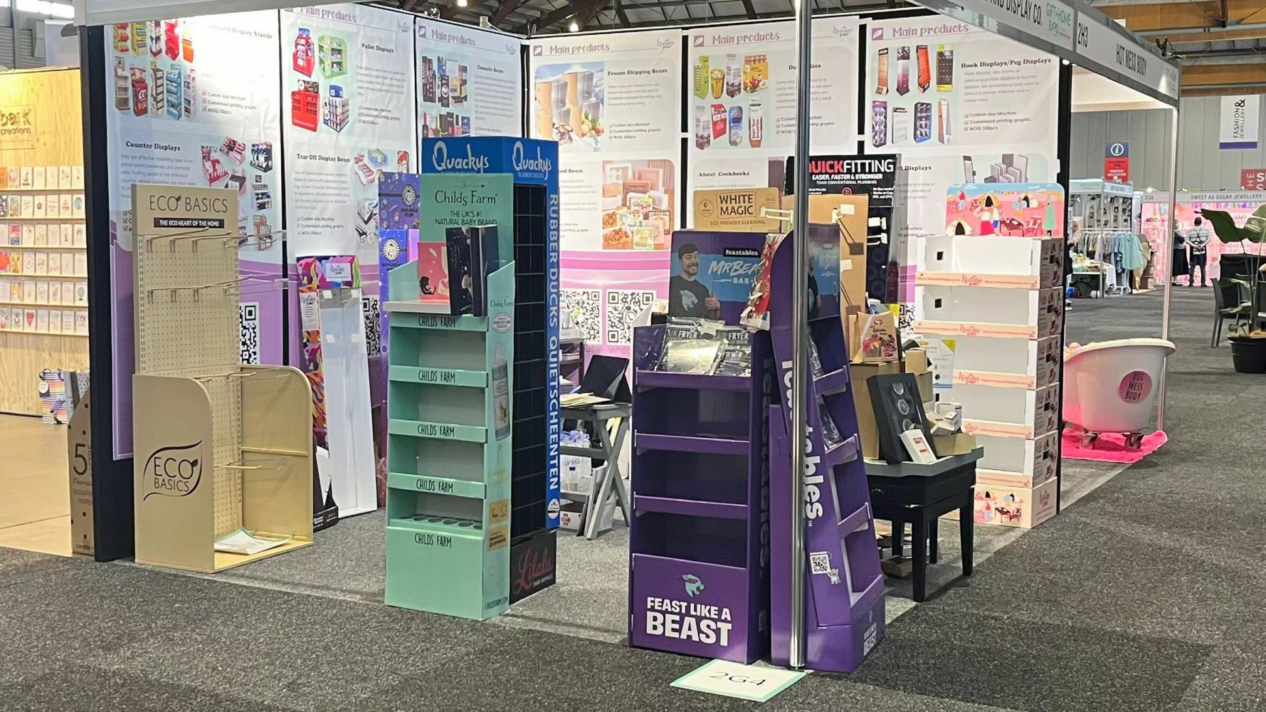Exhibition Carboard Display Stands