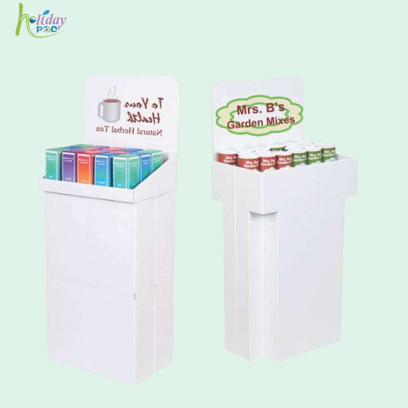 Custom Holiday Dump Bin Displays for Natural Herbal Tea - Holidaypac