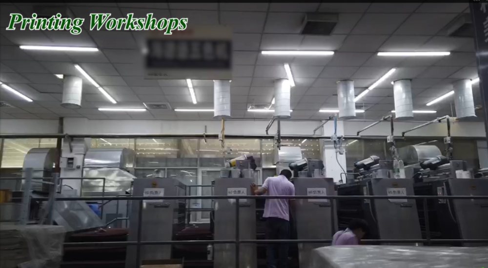 Printing equipment at the Holidaypac workshop