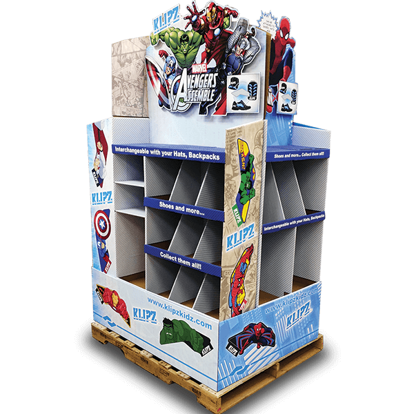 Cardboard Pallet Display Kids Tools