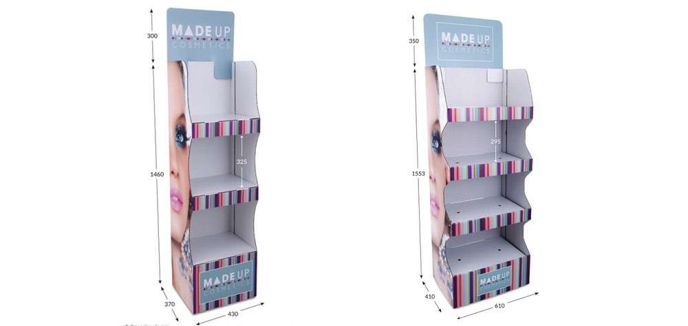 cosmetics display stand