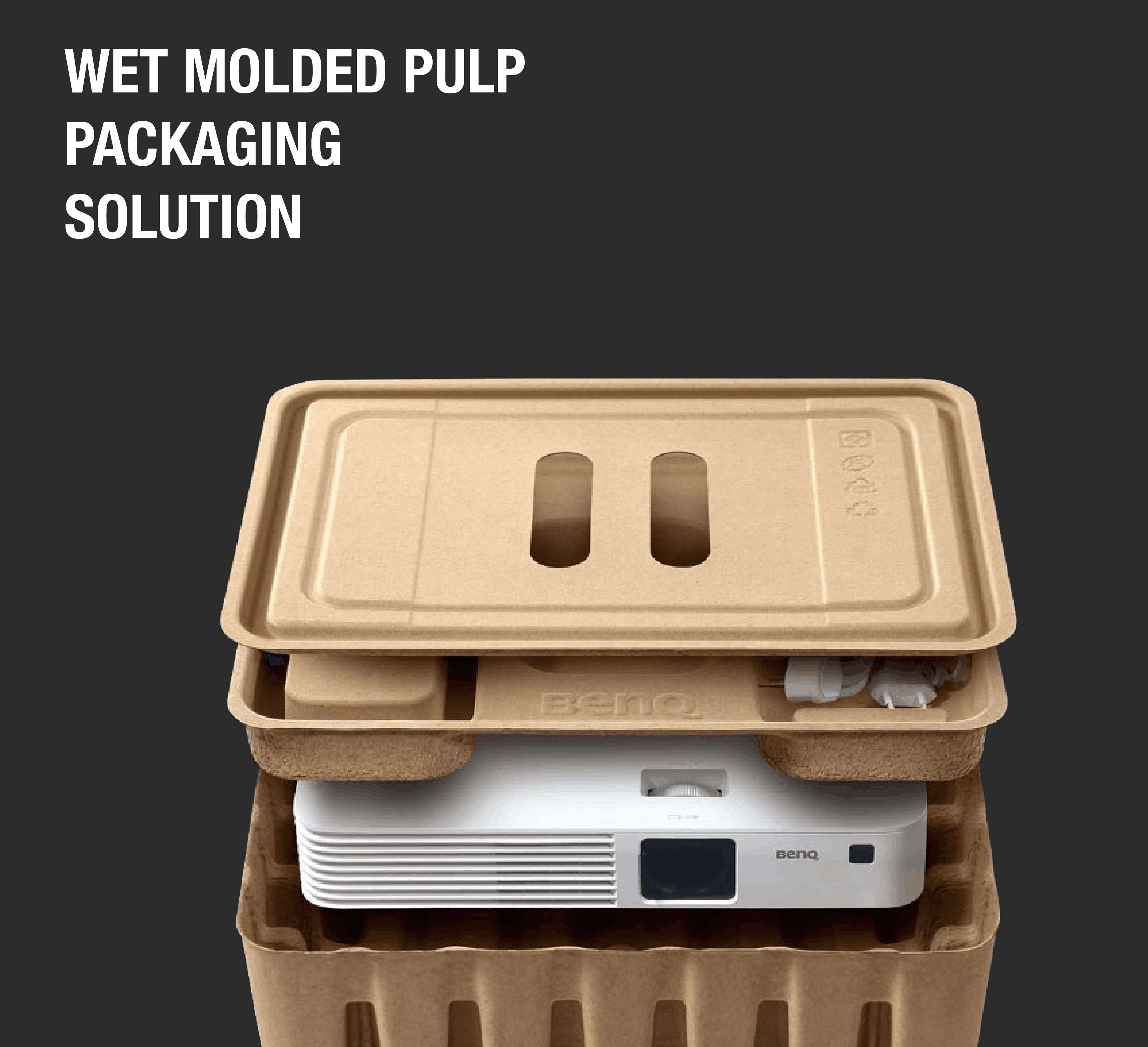 2020 New Material Pulp Tray For Cosmetics