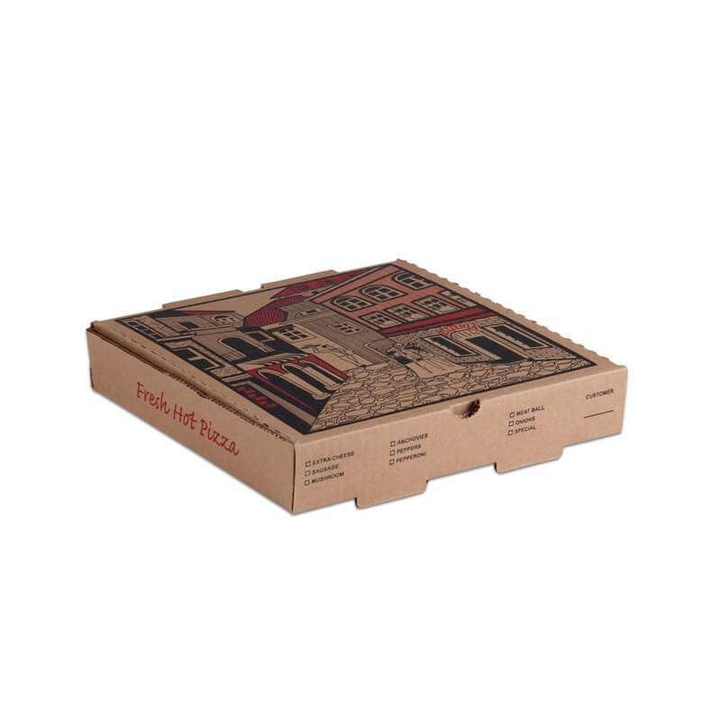 Kraft Brown Pizza Boxes