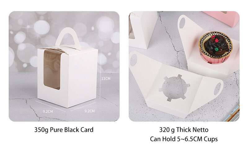 cup cake box size
