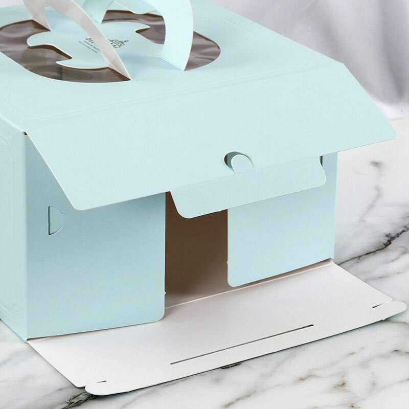 3.Blue portable cake box