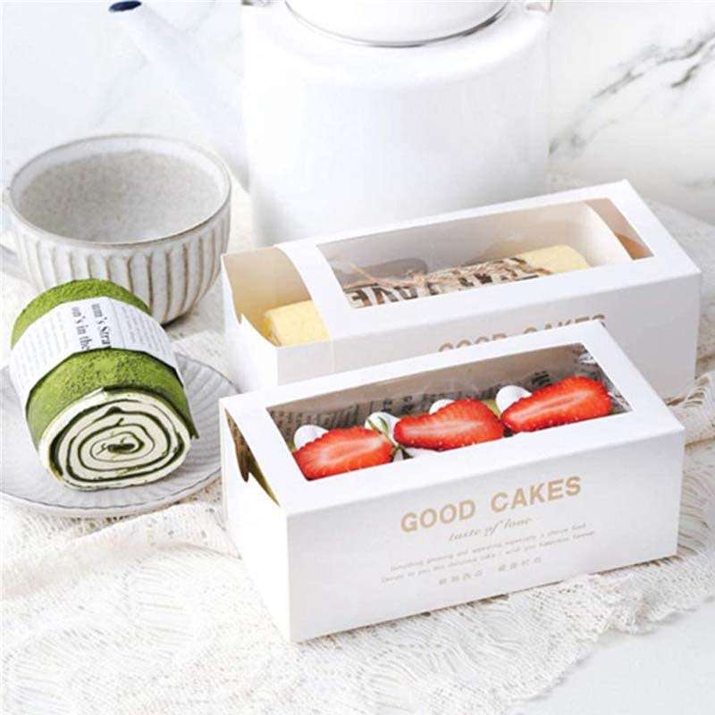 3.white with window cake box