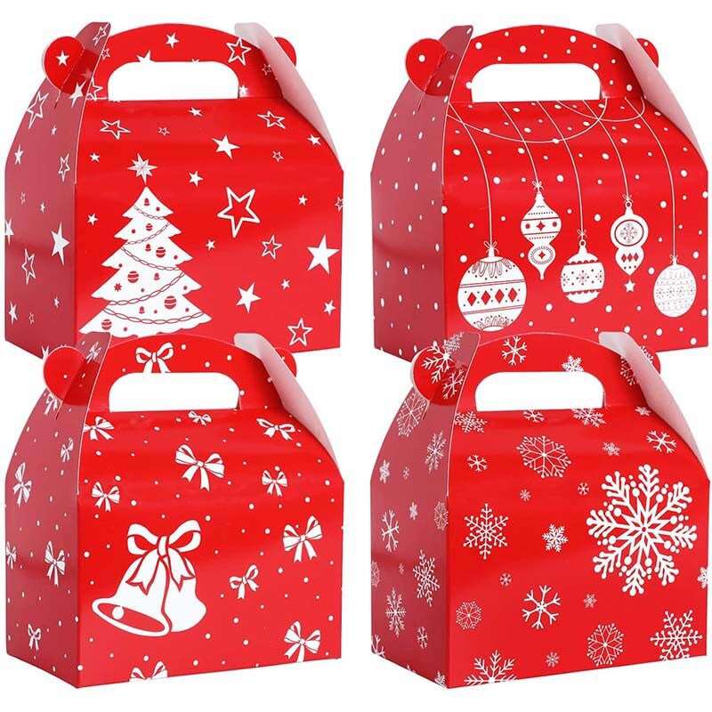 1.Red Christmas gift box
