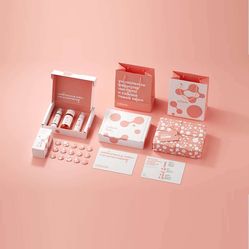 2.pink packaging box