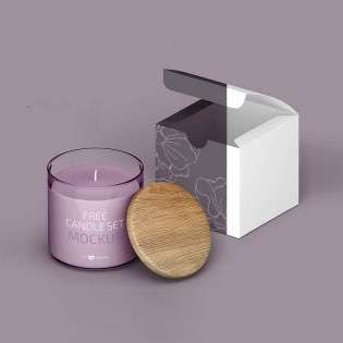 Wholesale Candle Boxes Custom Skincare Packaging Box Eco-friendly Packaging