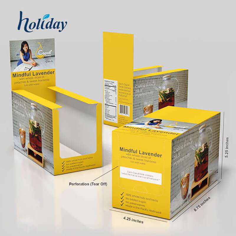 1.Counter Paper Shipping Display