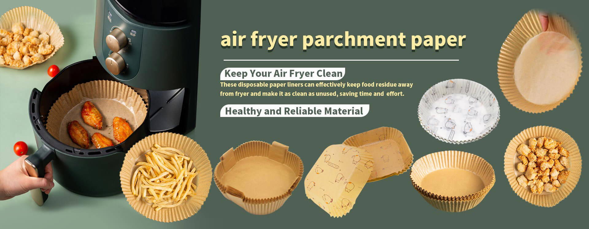 Disposable Air Fryer Liners Factory Wholesale and Customized 
