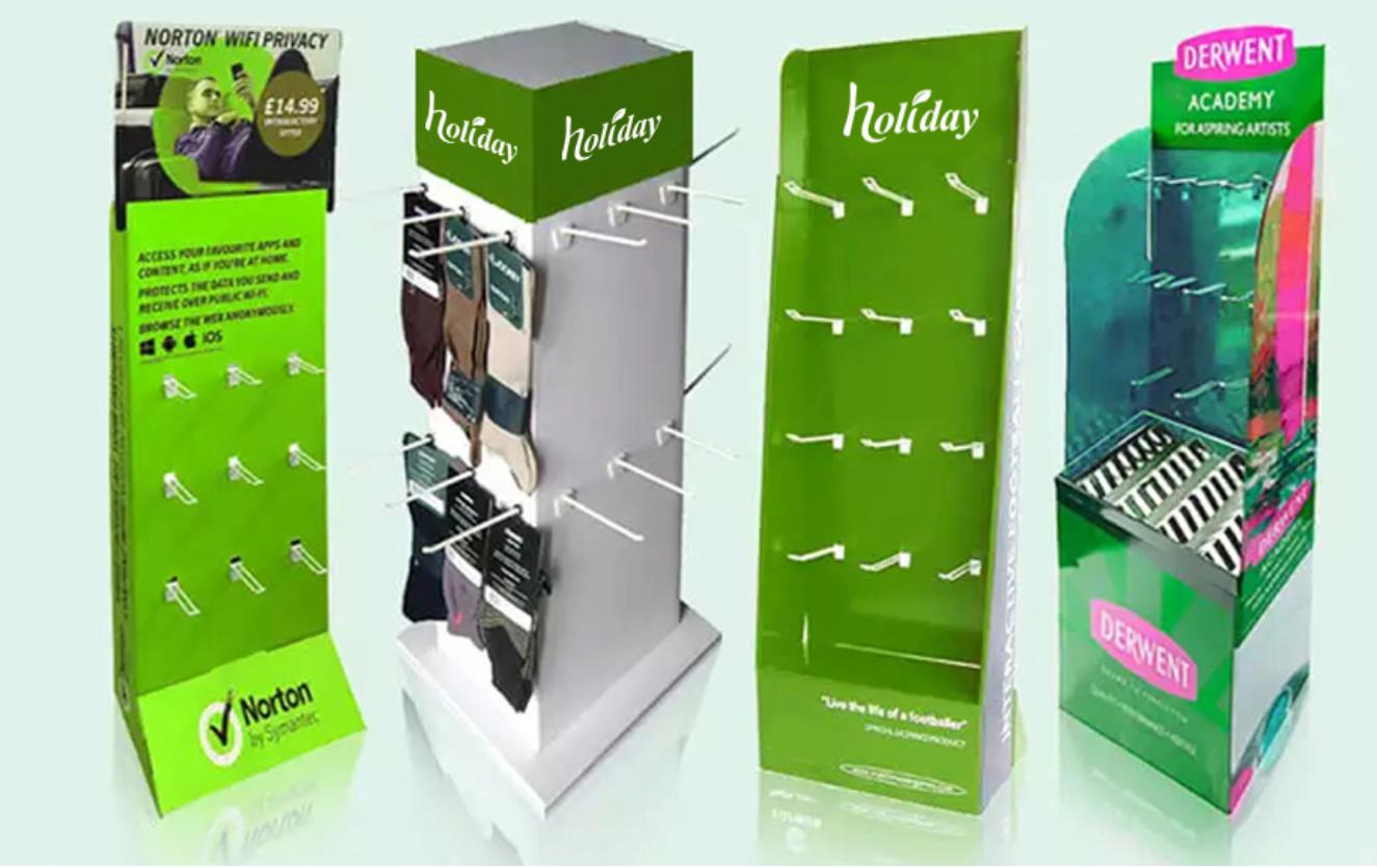 Process of custom cardboard display stand