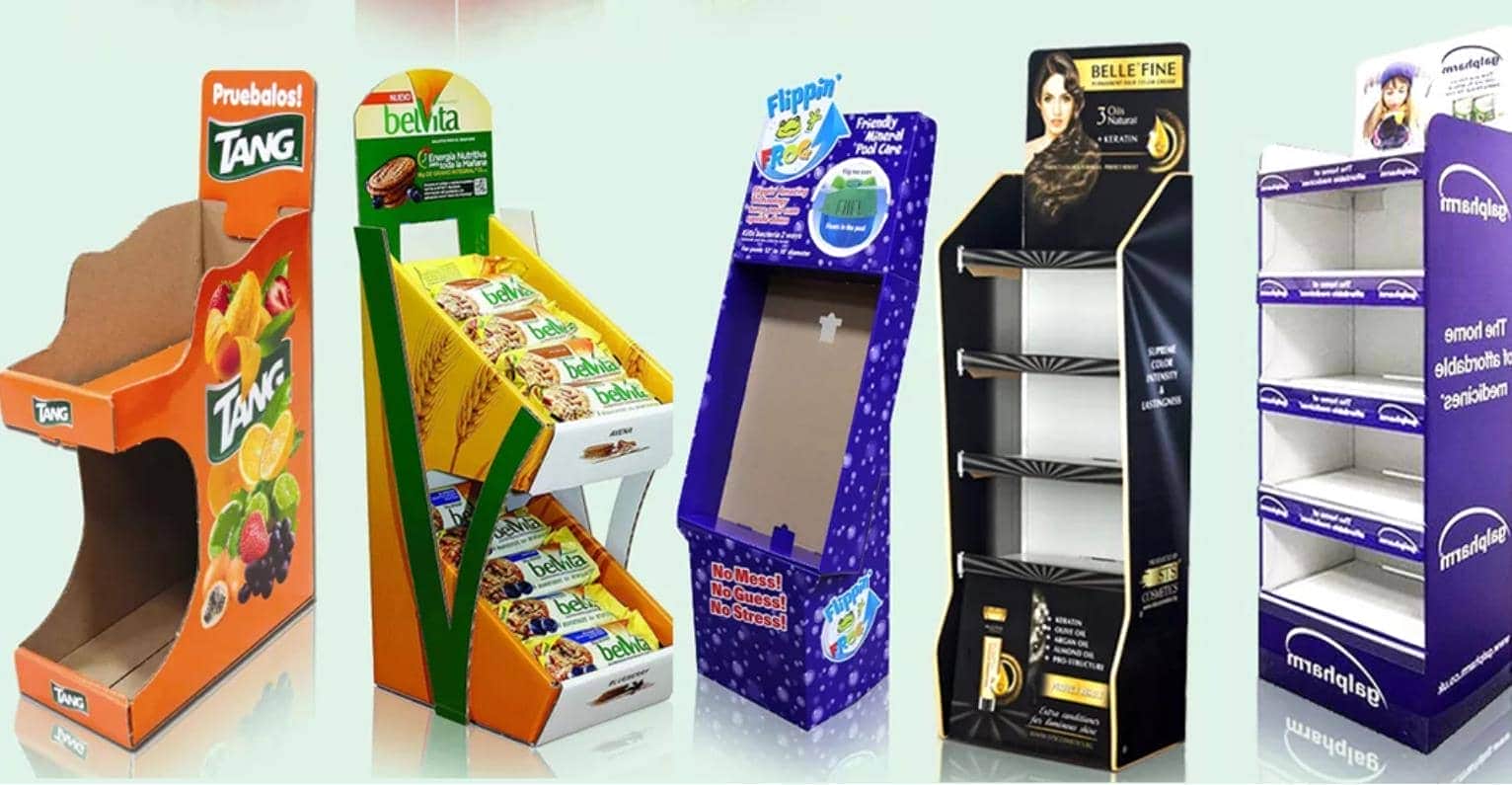 5 production processes of cardboard display stand