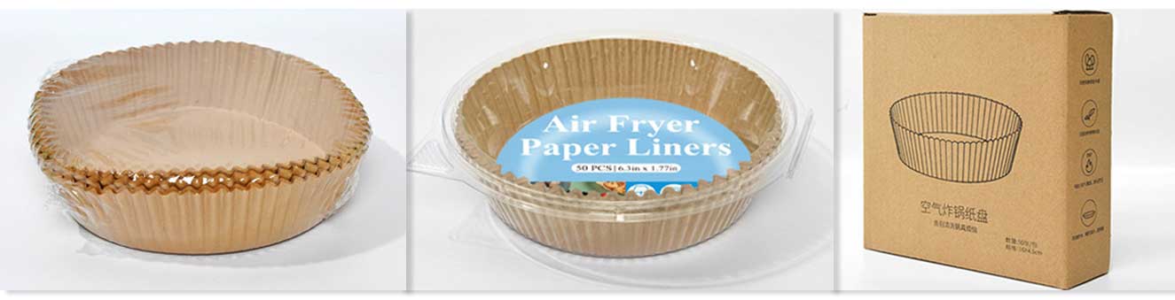 Air Fryer Paper Liners Disposable: 300pcs Oil Proof Parchment