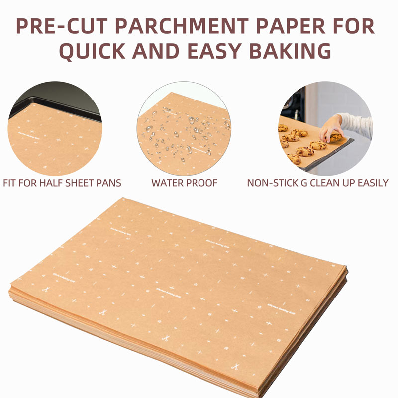 Half-Sheet Baking Parchment Paper