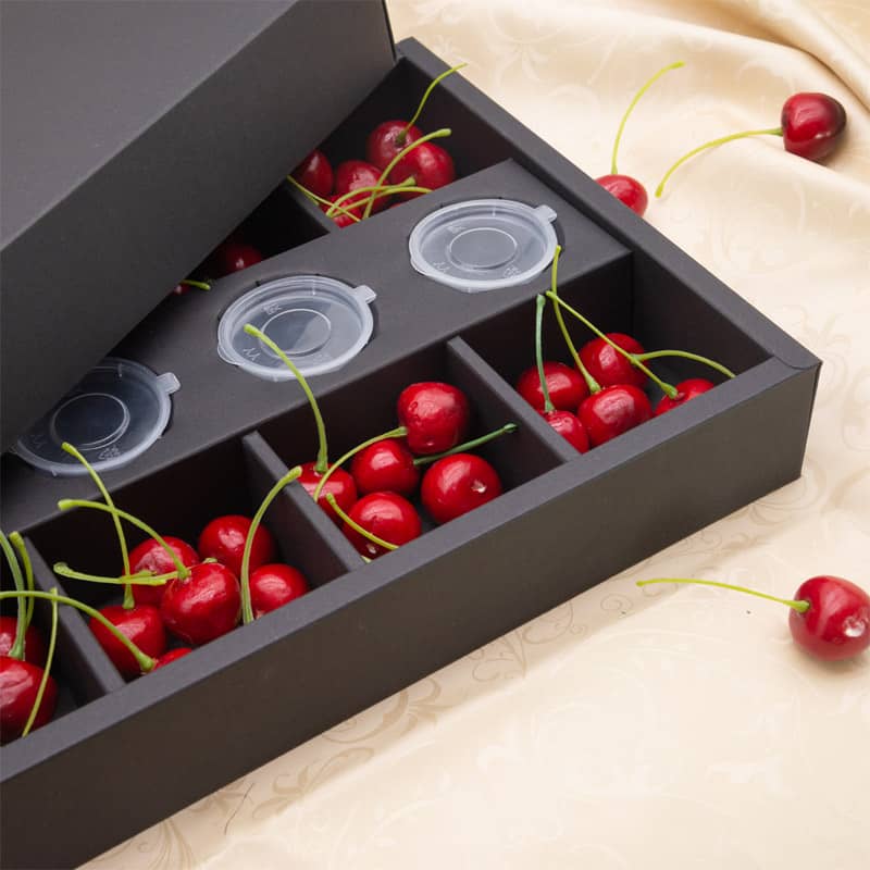 Wholesale Black and White Kraft Paper Grazing Box Catering Packaging Platter Box Partition for Picnic Party Grazing Box