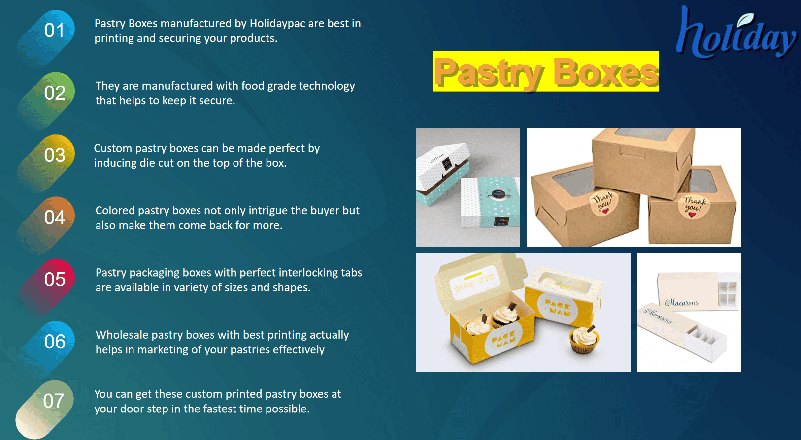 pastry boxes