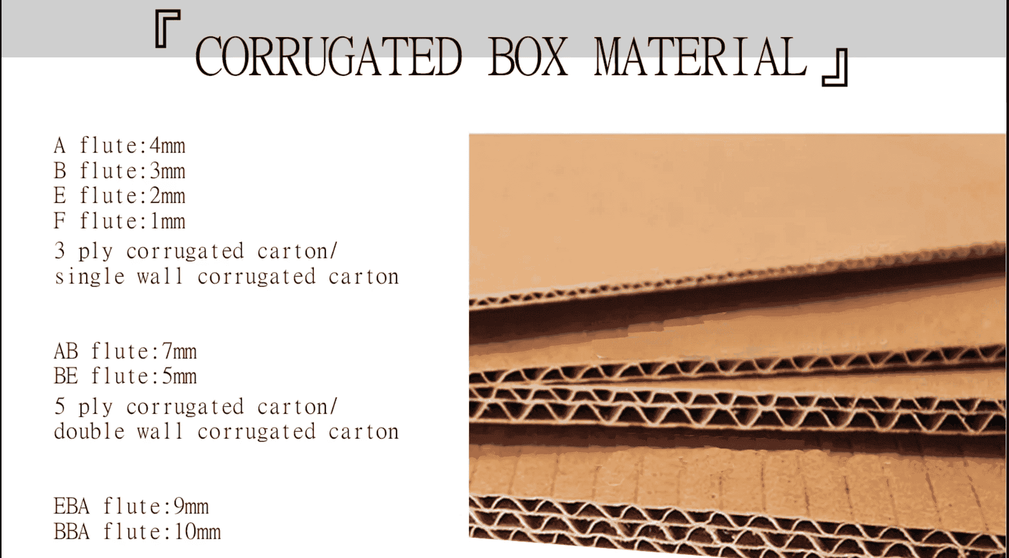 mailer box material option mailer box material option