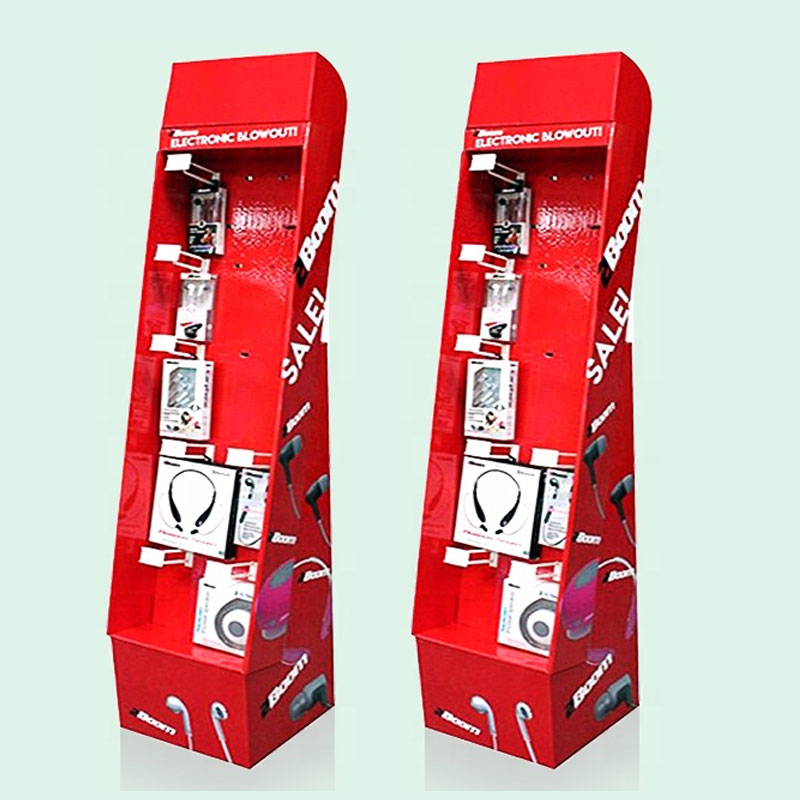 Factory Customized Cardboard Hook Display Stands - Holidaypac