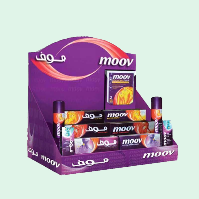 New Design Cheap Price Cardboard Cosmetic Display Counter,Cosmetic Counter Top Display Unit