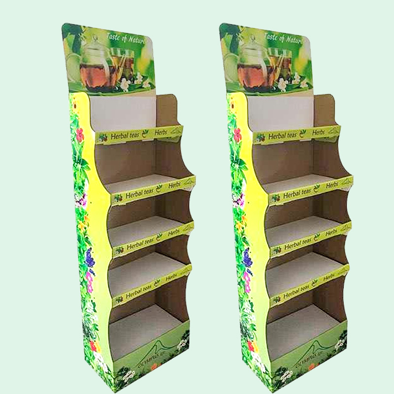 5 Tier Cardboard Pos Displays HLD-YPZ023