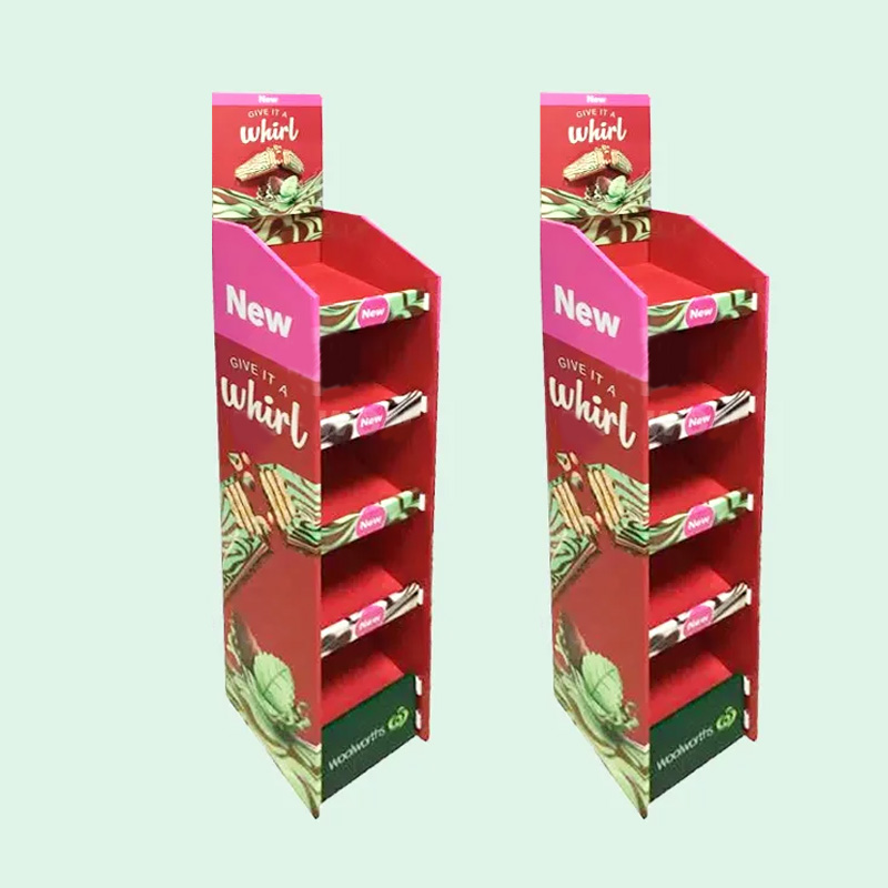 5 Tier Cardboard Pos Displays HLD-YPZ023