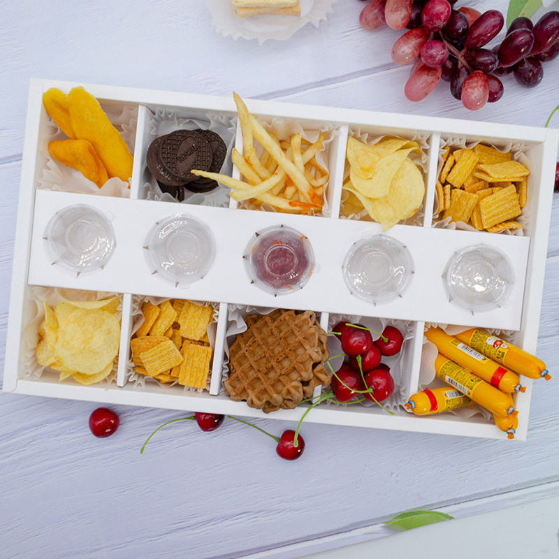 Wholesale 8-grid 10-grid platter packing box grazing box