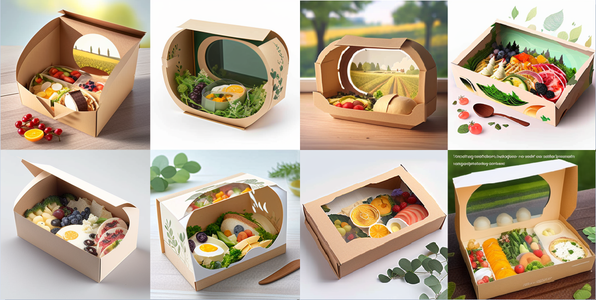 kraft food box packaging