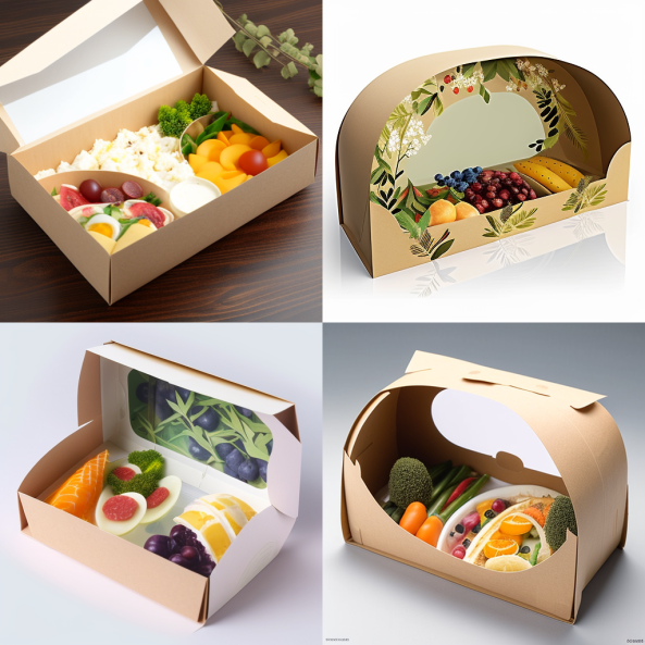 Cupcake Gift Boxes and Kraft Food Box Packaging