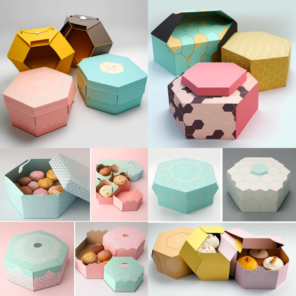 Cupcake Gift Boxes and Kraft Food Box Packaging