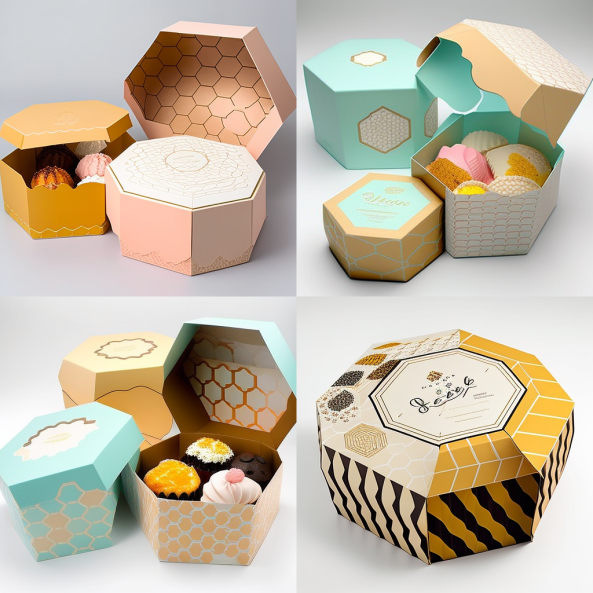 Cupcake Gift Boxes and Kraft Food Box Packaging