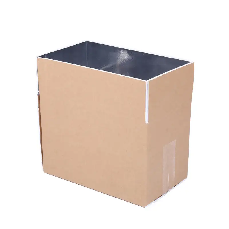 Customizable Foldable Catering Food Thermal Insulation Transport Boxes Aluminum Foil Foam Insulated Shipping Box