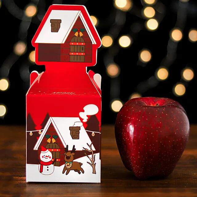 Drop Shipping Wholesale Hot Sale Santa Christmas Eve Tree Gift Paper Packaging Christmas Box For Cookie Chocolate Sweet Candy