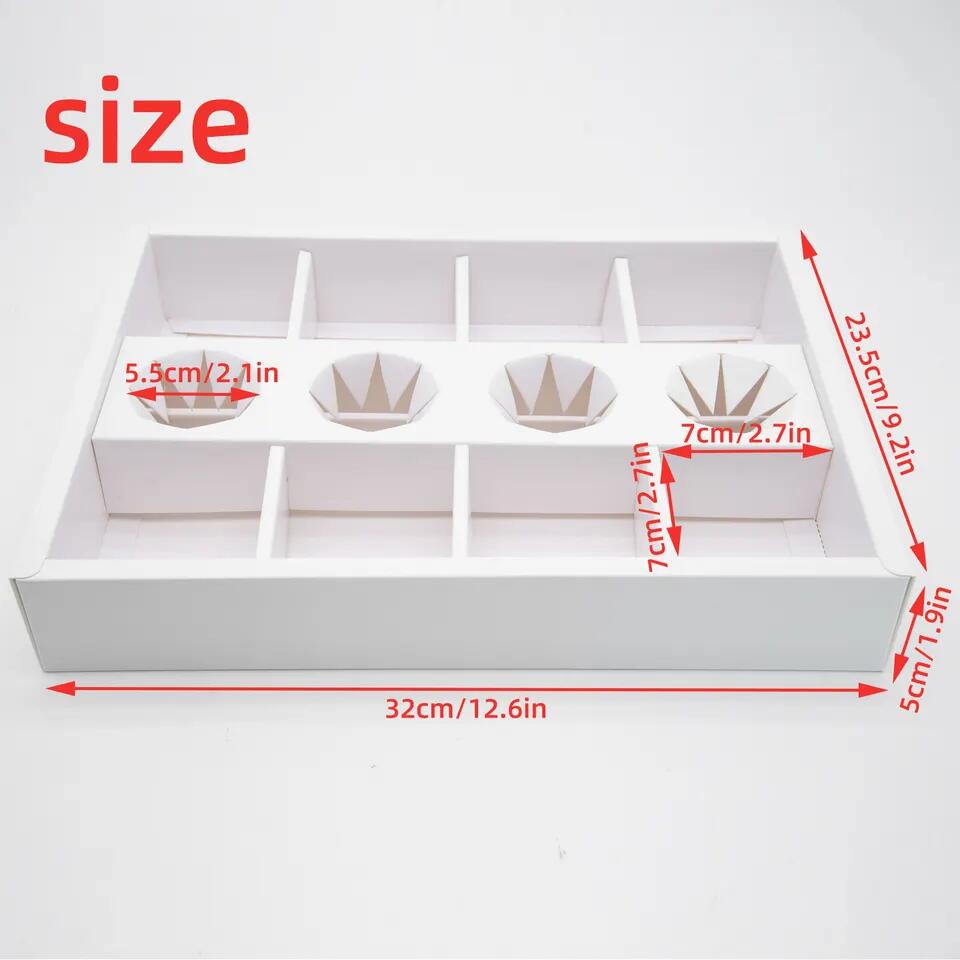 Wholesale black and white kraft paper grazing box catering packaging platter box partition for picnic party grazing box