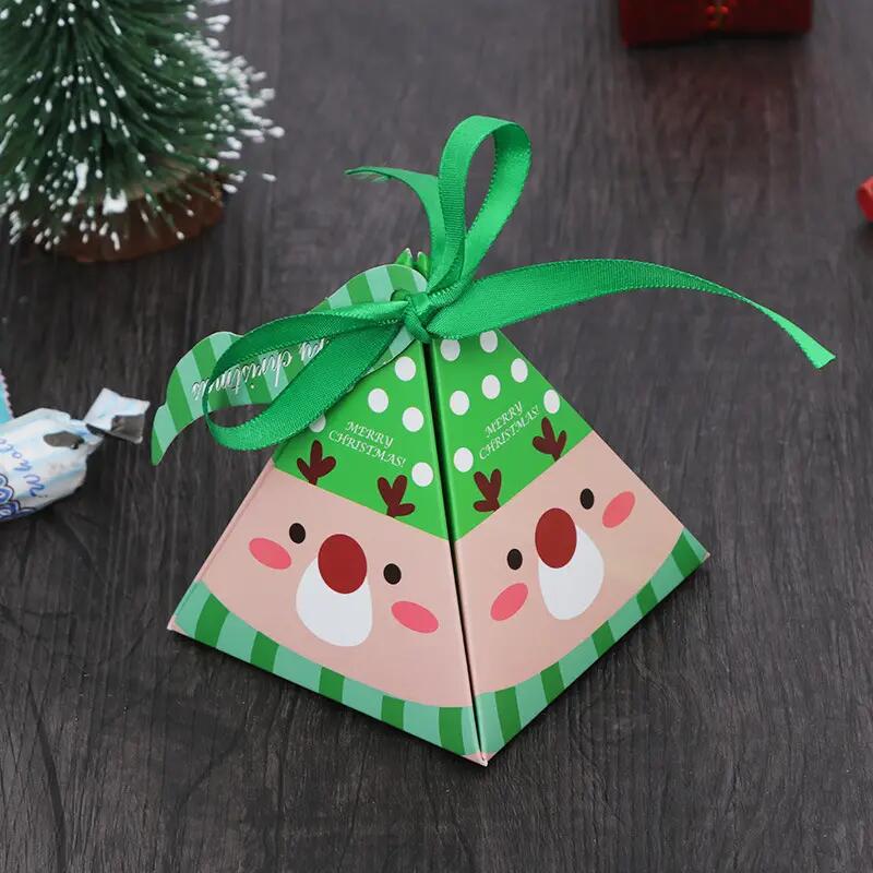 Foldable Fancy Empty Luxury Ornament Packaging Christmas Candy Chocolate Gift Carton Box For Sweets