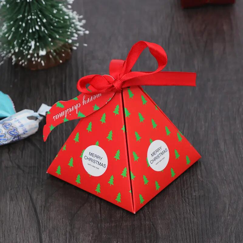 Foldable Fancy Empty Luxury Ornament Packaging Christmas Candy Chocolate Gift Carton Box For Sweets