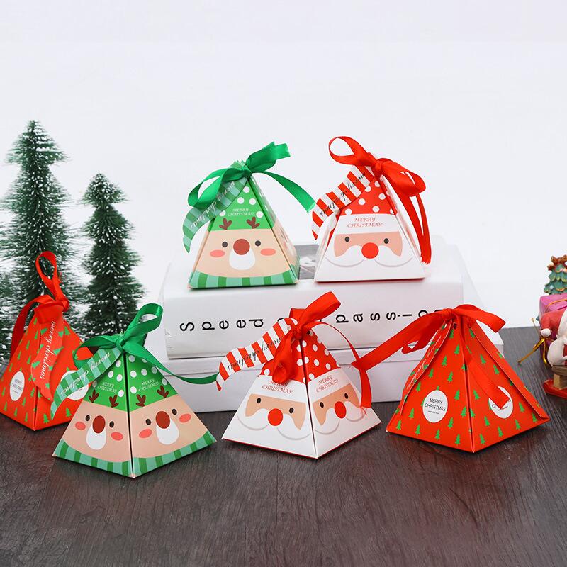 Holidaypac Foldable Fancy Empty Luxury Ornament Packaging Christmas Candy Chocolate Gift Carton Box For Sweets