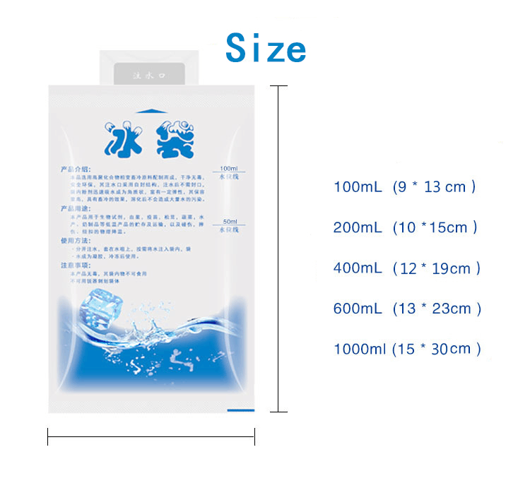 Holidaypac Reusable Shipping Cooler Cold Pack Ice Gel Pack For Food Cooling Package Cold Pad
