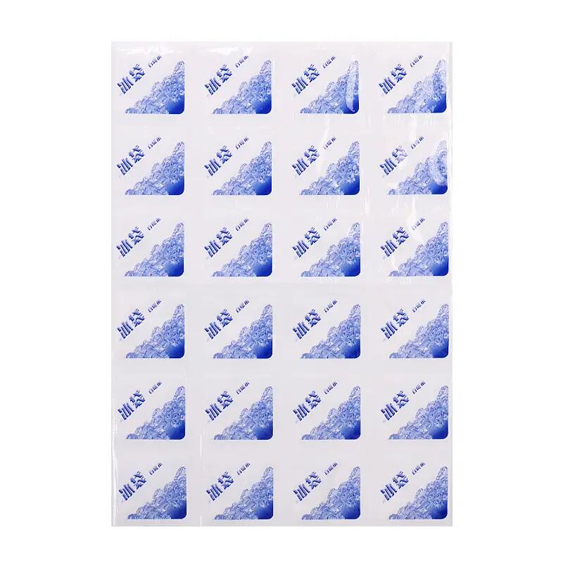 Holidaypac 24 Cell Sheet Seafood Food Delivery Packaging Ice Pack Sheet Absorption Water Fabric Reusable Freezer Dry Ice Cold Gel Packs