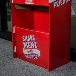Promotional Portable Pos Cardboard Floor Display Stand Retail Product Pop Cardboard Display Stand - Holidaypac