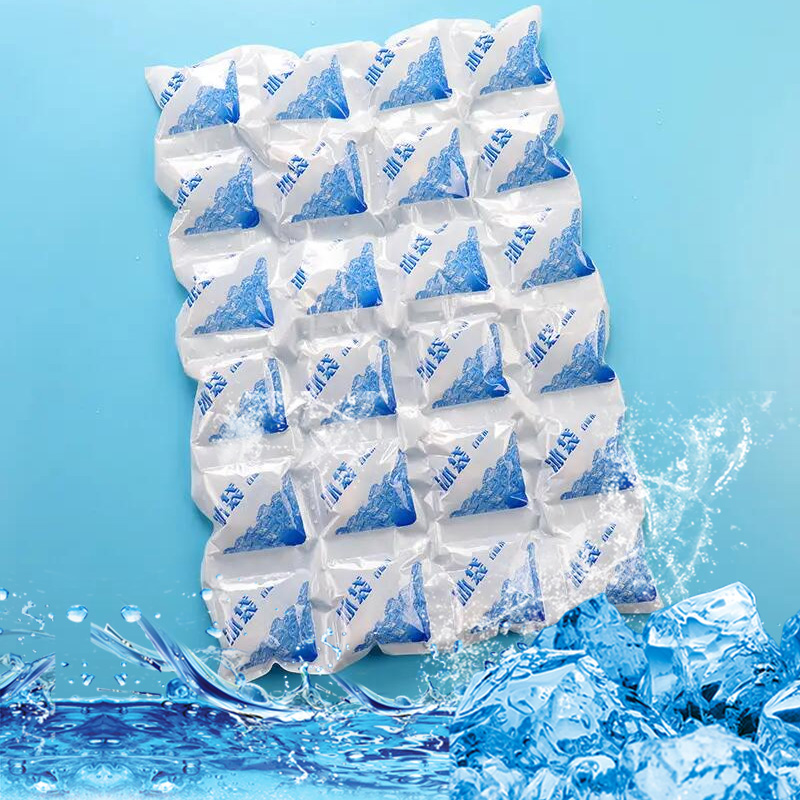 Holidaypac 24 Cell Sheet Seafood Food Delivery Packaging Ice Pack Sheet Absorption Water Fabric Reusable Freezer Dry Ice Cold Gel Packs