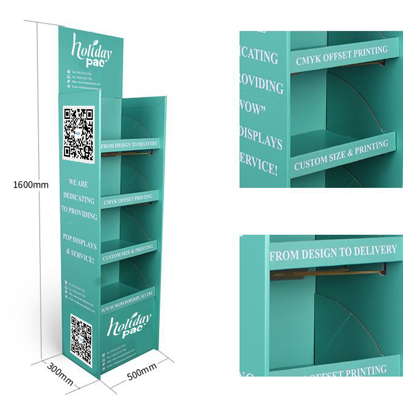 Custom POS POP Cardboard Display Stands - Holidaypac