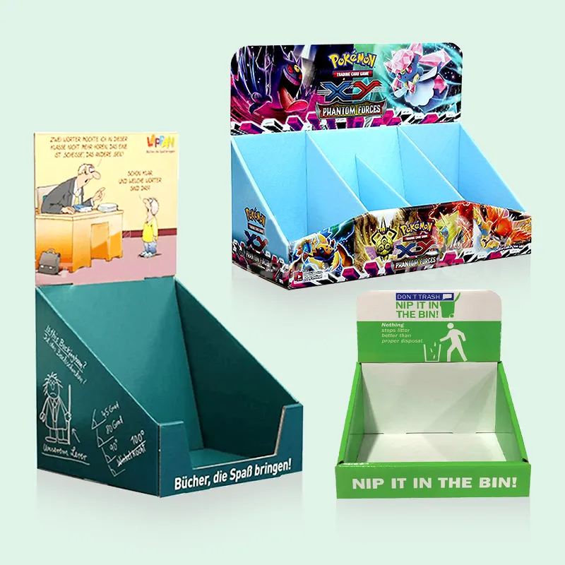 Custom Paper Cdu Pop Table Countertop Retail Counter Top Display Stand Pdq Cardboard Counter Display - Holidaypac