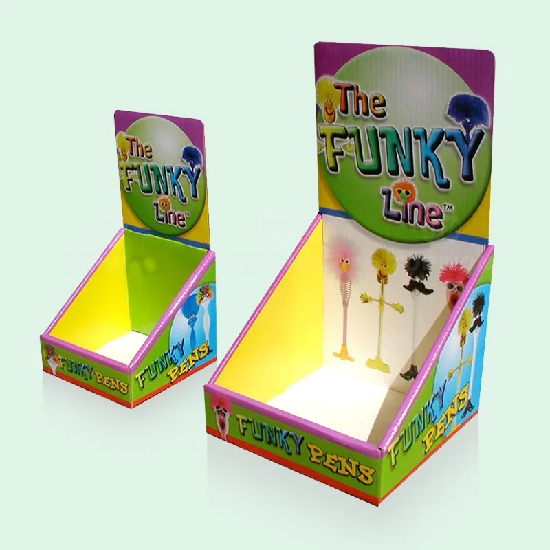 Custom Paper Cdu Pop Table Countertop Retail Counter Top Display Stand Pdq Cardboard Counter Display - Holidaypac