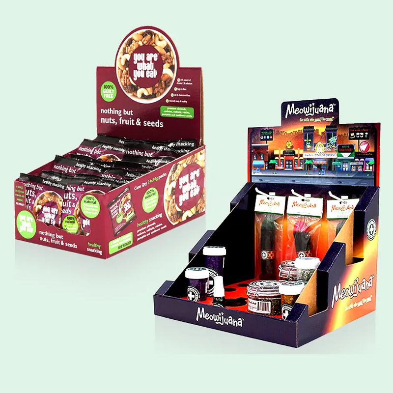 Custom Snack Candy Chocolate Bar Retail Counter Top Display Shelf Ready Paper Packaging Box - Holidaypac