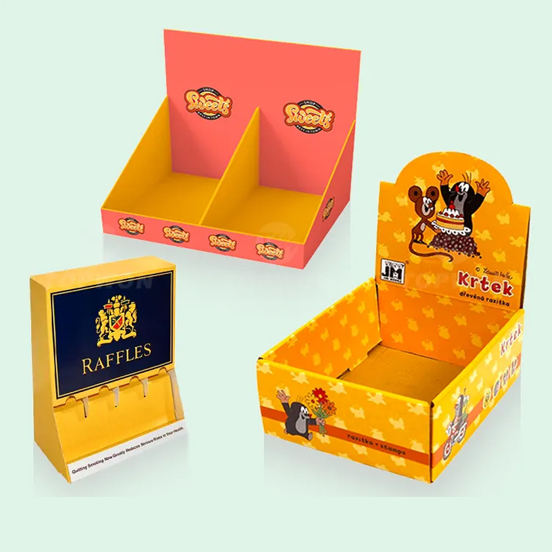 Custom Snack Candy Chocolate Bar Retail Counter Top Display Shelf Ready Paper Packaging Box - Holidaypac