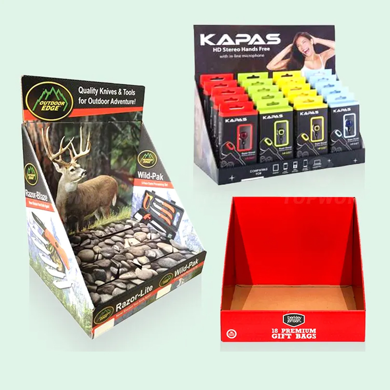 Custom Snack Candy Chocolate Bar Retail Counter Top Display Shelf Ready Paper Packaging Box - Holidaypac