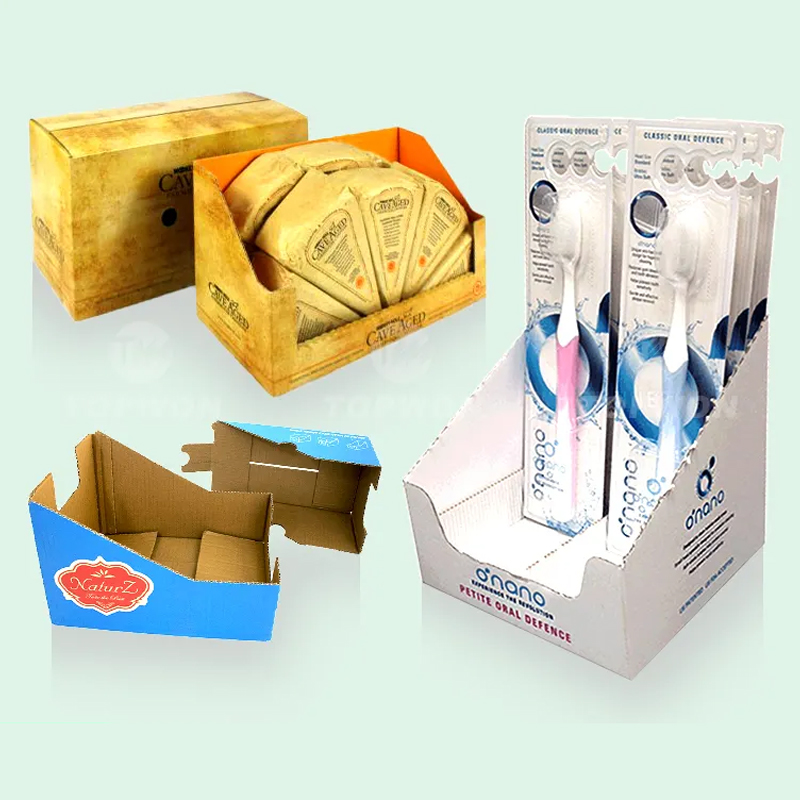 Custom Snack Candy Chocolate Bar Retail Counter Top Display Shelf Ready Paper Packaging Box - Holidaypac