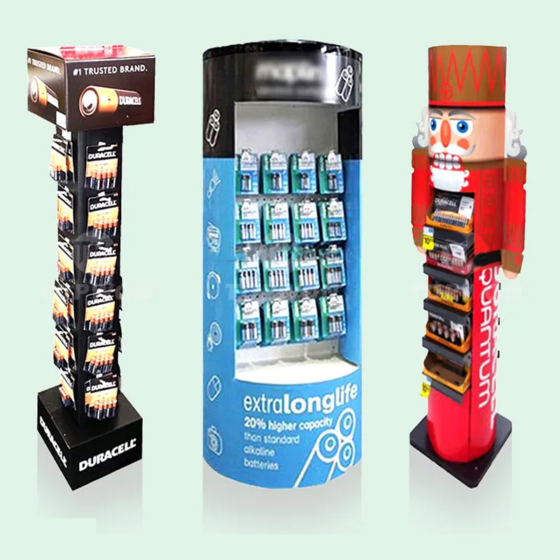 Custom Promotional Wall Sticker Cardboard Display, Cardboard Display With Keyhole - Holidaypac